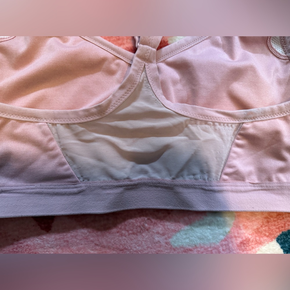 Nike Women's Light Pink Sports Bra Dri Fit size XL - Picture 5 of 5